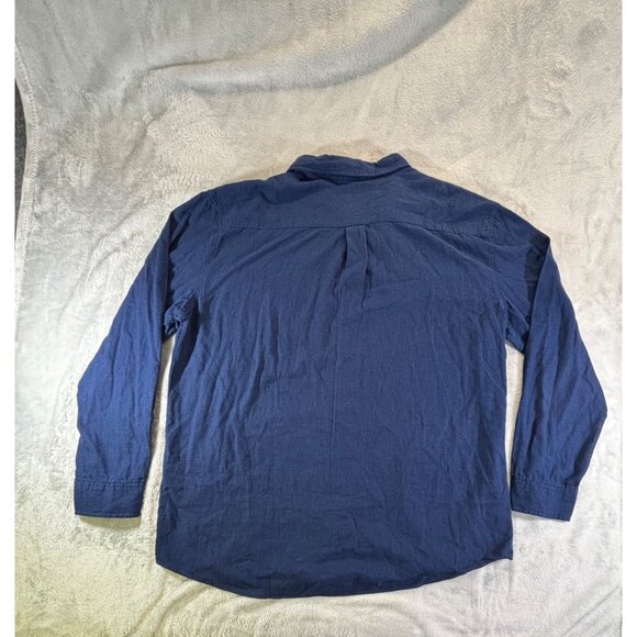 St. John's Bay Shirt Men's XXL Blue Classic Fit Long Sleeve Button Down NWT - Picture 4 of 9